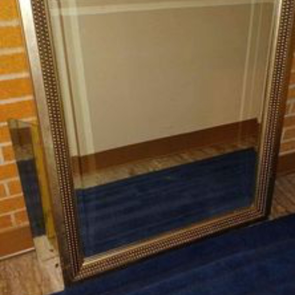 Square framed mirror